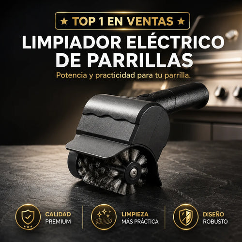 Cepillo Eléctrico LIMPIA PARRILLAS