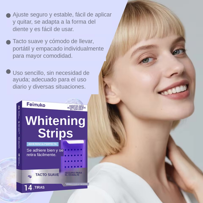 Tiras Blanqueadoras Dentales Adherentes