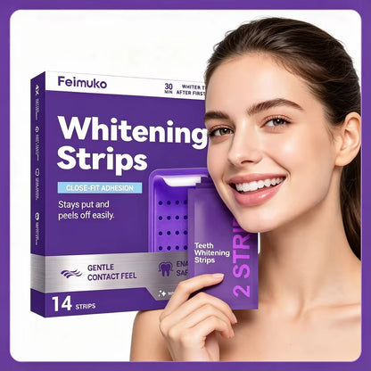 Tiras Blanqueadoras Dentales Adherentes